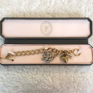 Juicy Couture Charm Bracelet with Bow Charm